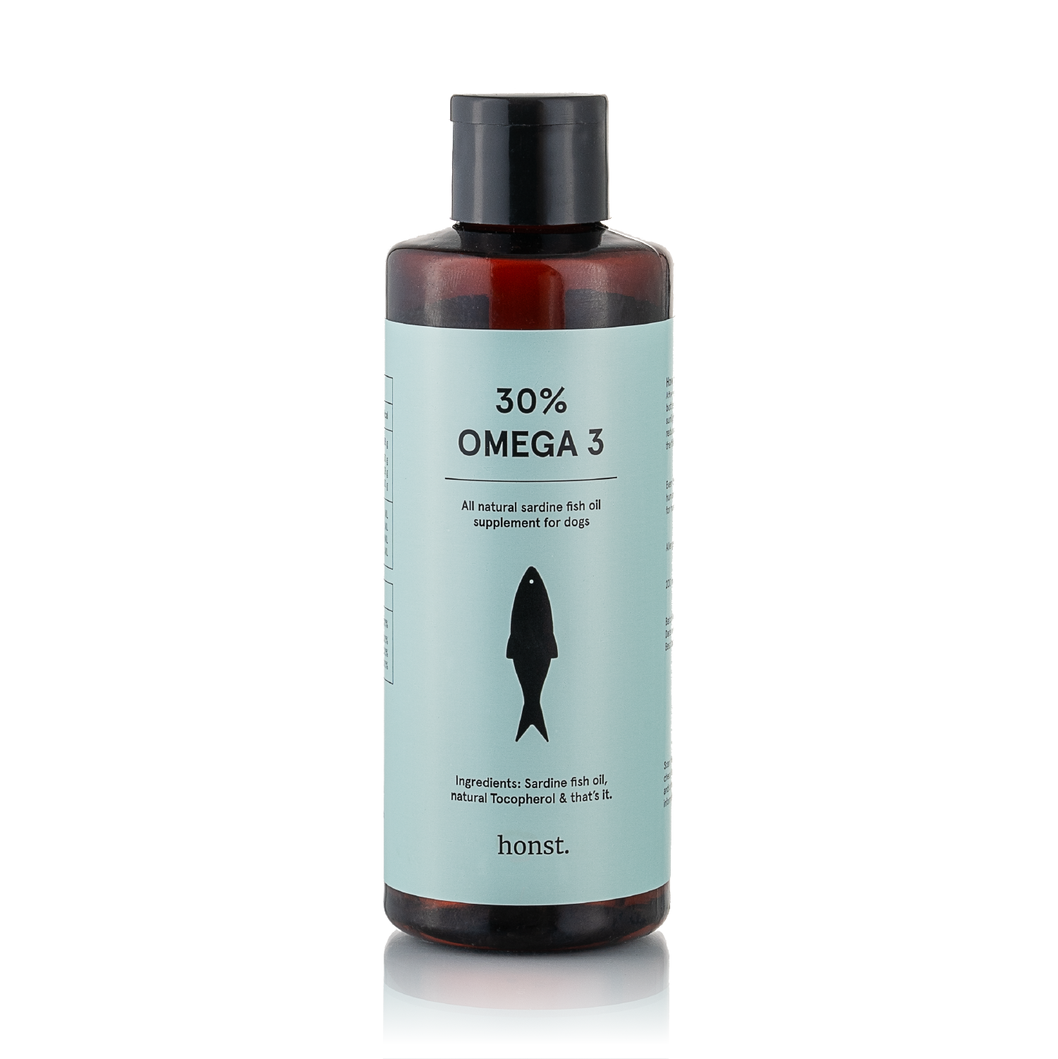 30 Percent Omega 3 Sardine Fish Oil for Dogs Honst (100ML) - Image 1